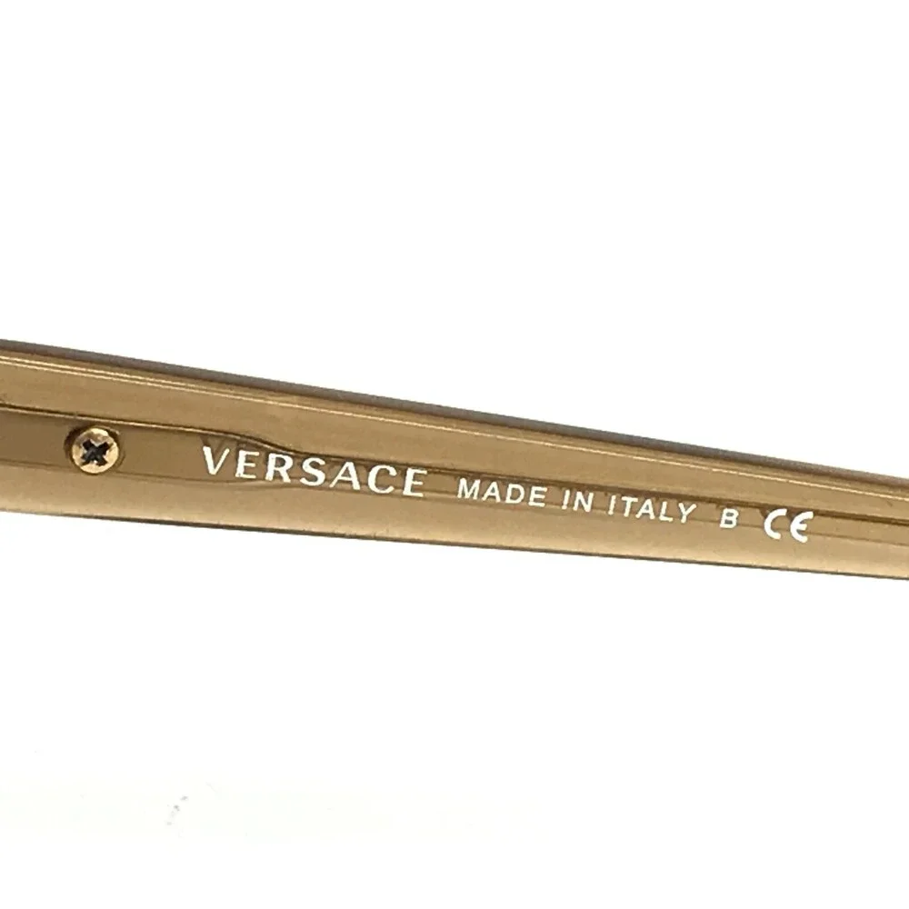 Versace Eyeglasses Frames MOD. 3212-B 617 Clear Brown Gold Crystals 52-16-140
